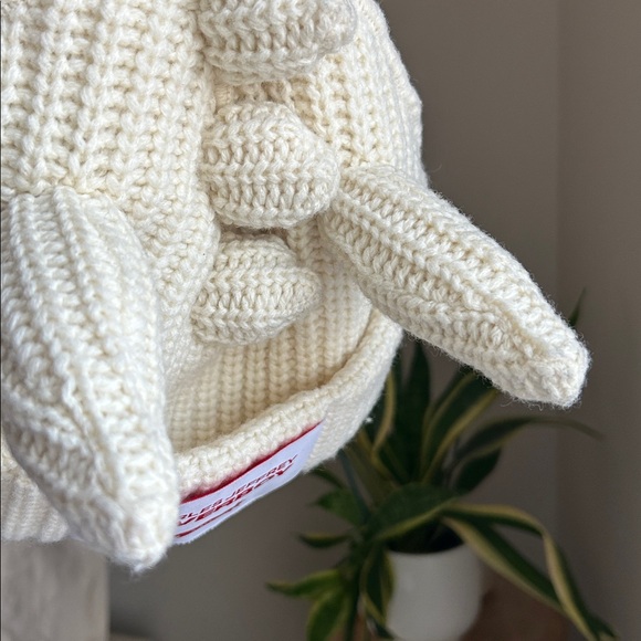 Charles Jeffrey LOVERBOY Off-White Chunky Dragon Beanie - Picture 11 of 14